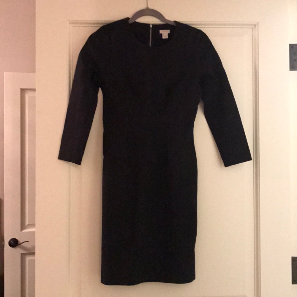 J Crew black dress
